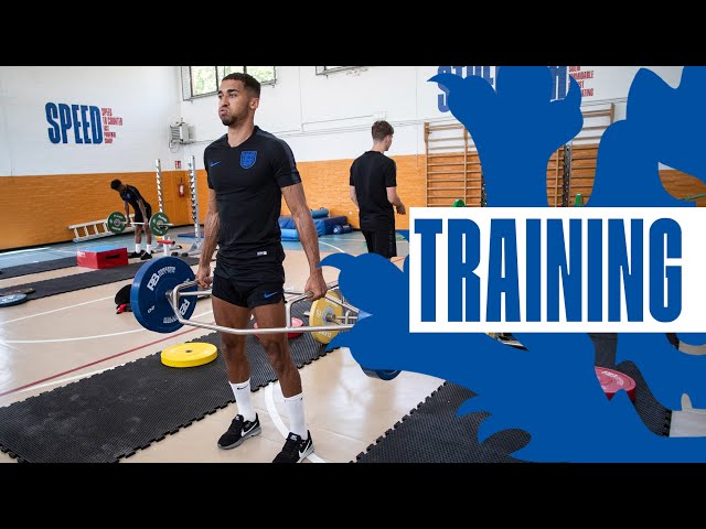 Young Lions Hard at Work in the Gym | Inside Training | U21 England
