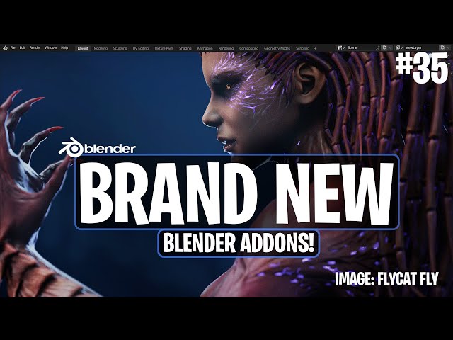 Brand New Blender Addons You Probably Missed! #35 (Super Discount Edition)
