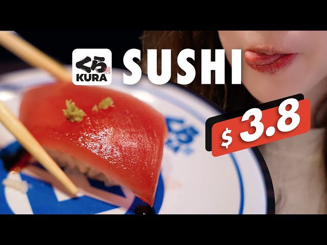 FUN and CHEAP - Conveyor Belt Sushi Adventure at Japanese Kura Sushi Restaurant