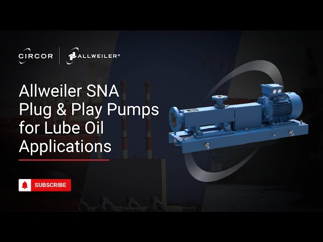 Allweiler SNA- the new standard of flexible connectivity in lube oil pumps