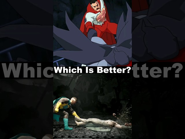 Omni-Man Vs Darkwing Brutality Comparison | Invincible Vs Mortal Kombat 1