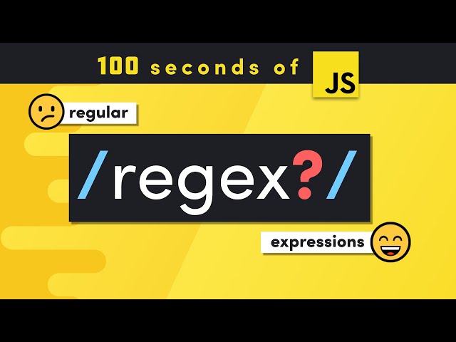 Regular Expressions (RegEx) in 100 Seconds