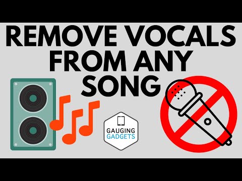 How to Remove Vocals from a Song for FREE - PC, iPhone, Android, Mac