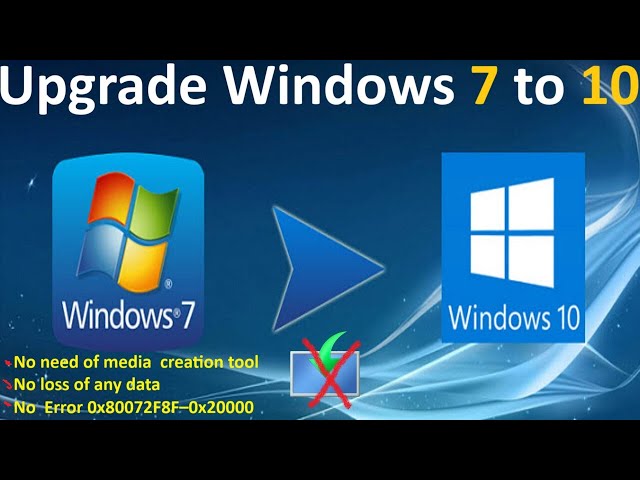 How to upgrade Windows 7 to Windows 10 WITHOUT Media Creation Tool | New hack🚀 | No loss of data