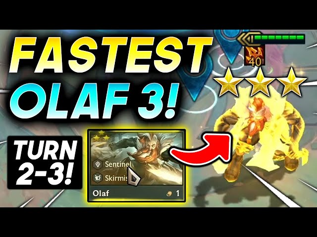 *3 STAR OLAF ⭐⭐⭐ IN 3 TURNS!* - TFT SET 5.5 Guide Teamfight Tactics Best Ranked Comps 11.18 Strategy