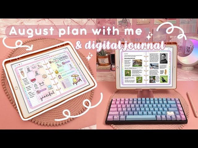 iPad Plan with Me ✨ Digital Planning & Journaling in Goodnotes | August 2022