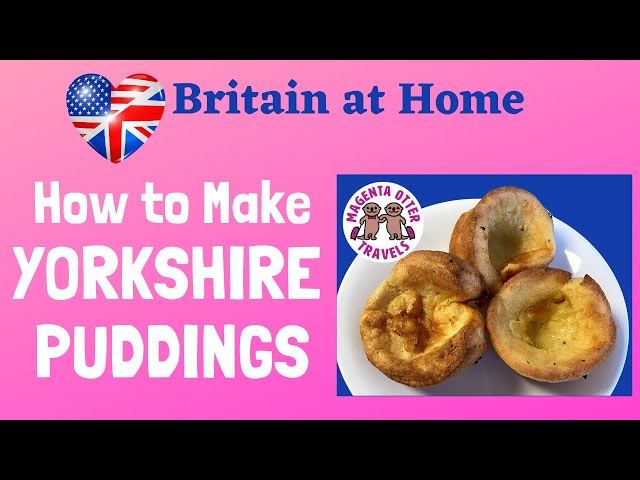 How to make Yorkshire Puddings - American Yorkshire Pudding Recipe #yorkshirepudding