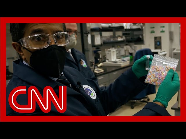 See inside secret DEA lab cracking down on fake pills