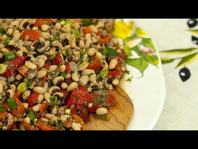 Greek Black Eyed Peas Salad