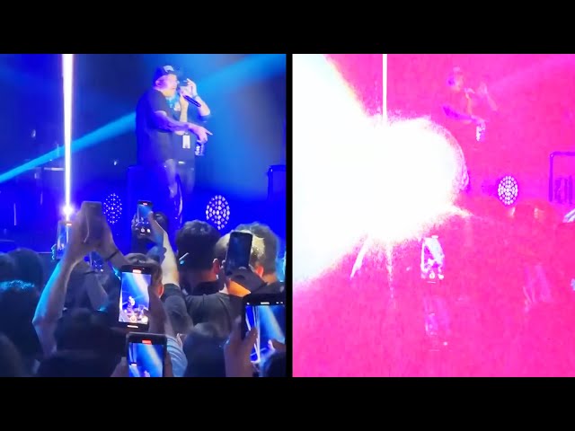 Concert Laser Destroys Phone Camera