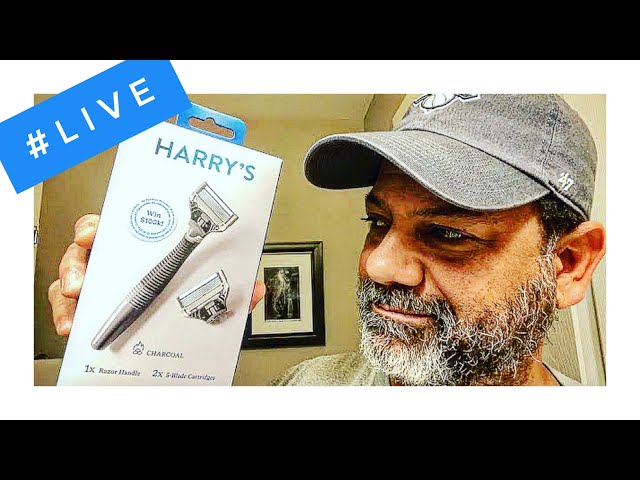 New Year’s Day Shave — Harry’s Charcoal razor —average guy tested #LIVE