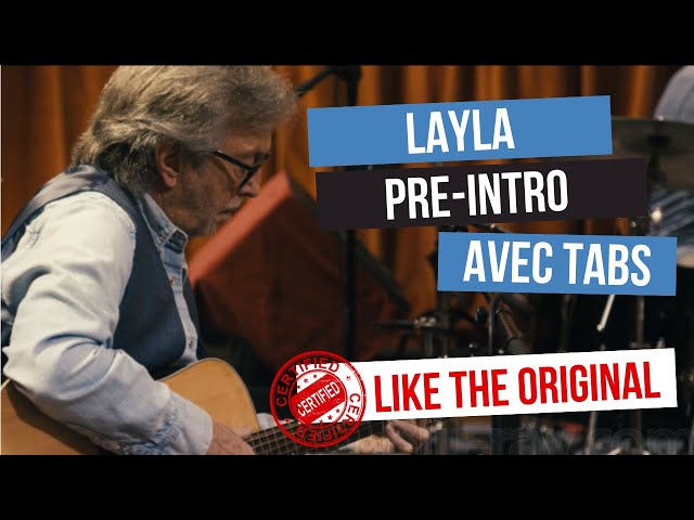 Eric Clapton - Layla - Pré-intro AVEC TAB