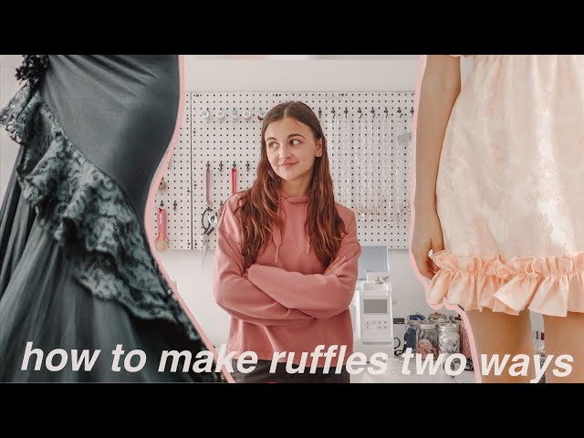 Fashion Design 101 | How to Make Ruffles Two Different Ways!