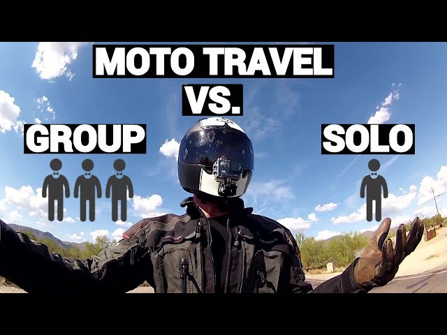 Riding Alone or With a Group on Long Motorcycle Trip