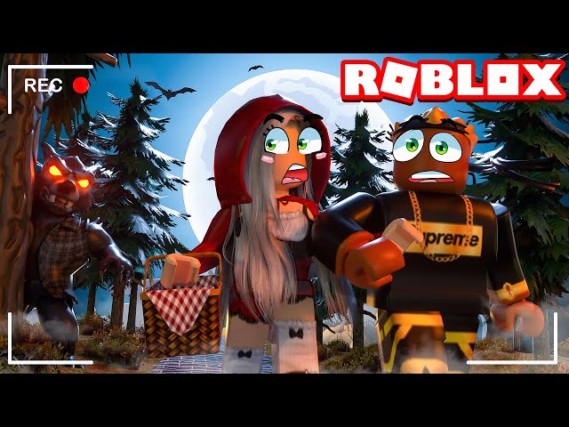 If you see this WEREWOLF in roblox, RUN AWAY FAST! (Riding Hood Story)