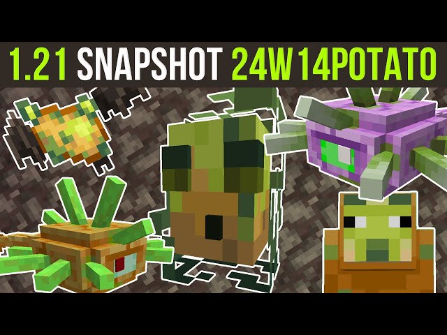 Minecraft 1.21 Snapshot 24W14potato | The Poisonous Potato Update!
