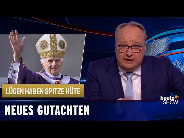 Missbrauch in der Kirche: Was wusste Papst Benedikt? | heute-show vom 04.02.2022