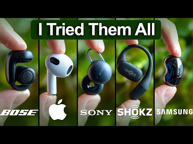 Best OPEN Earbuds 2024 [Tested & Compared!] - Bose vs Sony vs AirPods vs Shokz..