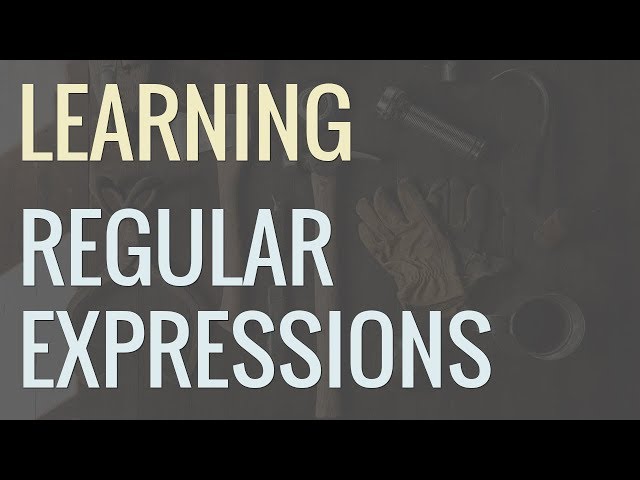 Regular Expressions (Regex) Tutorial: How to Match Any Pattern of Text