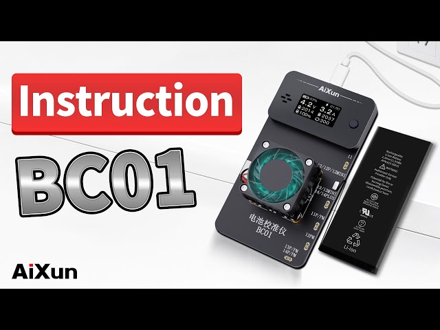 Battery Calibration IPHONE Instruction | How to Calibrate Battery with AiXun BC01