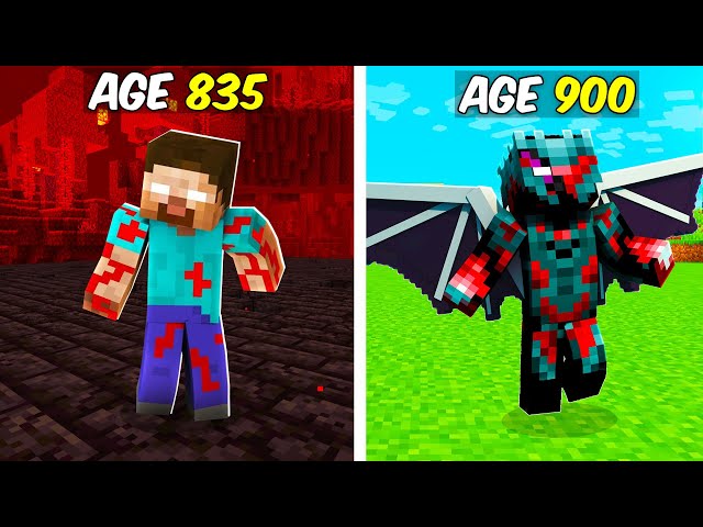 Surviving 900 Years As Herobrine In Minecraft!