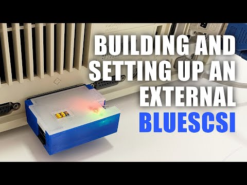 Building and setting up an external DB25 BlueSCSI