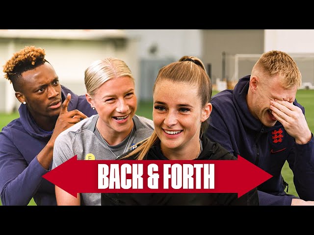 "Does Hot Chocolate Count?!" ☕🤣 Abraham & England v Toone & Ramsdale | Back & Forth | England