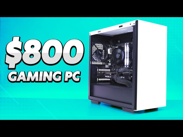 BEST $800 Gaming PC Build Tutorial! [w/ Benchmarks]
