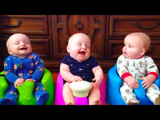 🔴 [LIVE] A MUST: 30 minutes Funniest Cute Triple 2024 - Funny Twins Baby || Cool Peachy