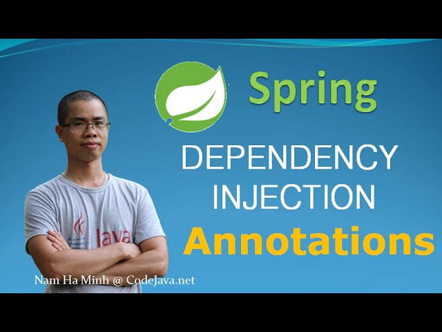 Spring Dependency Injection Example with Annotations