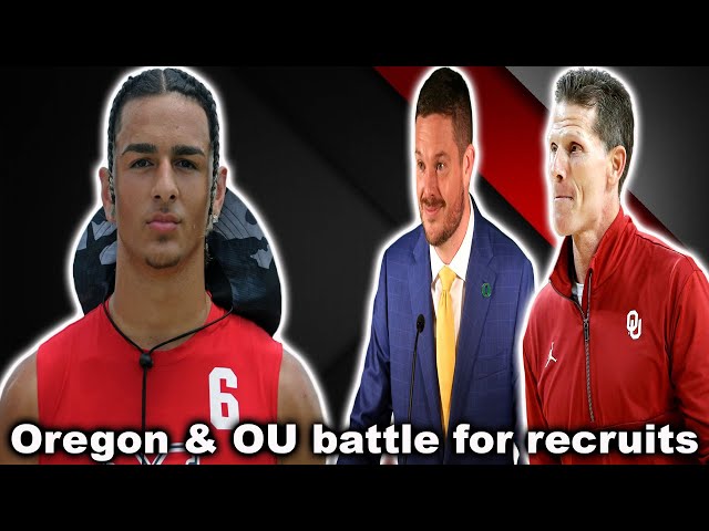 The Oklahoma Sooners and The Oregon Ducks BATTLE for TOP Prospects! Could Oregon get a BIG Flip?