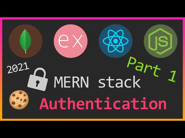 MERN stack secure authentication Part 1 | Server setup | JWT, Cookies, Bcrypt, React Hooks, Context.