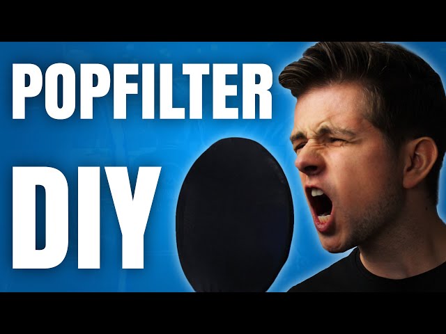 How to Make a Popfilter For Your Mic [WORKS]