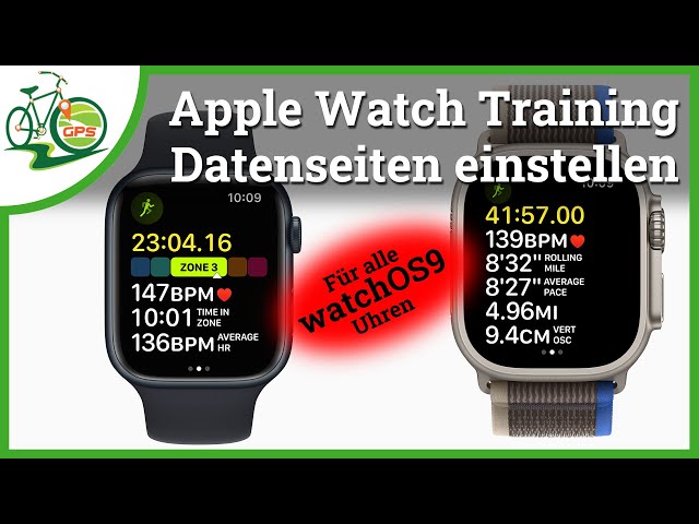 Apple WatchOS 9 ⌚ Training App Einstellungen 🏃 Datenseiten einstellen 🏅 Das geht jetzt anders 😲