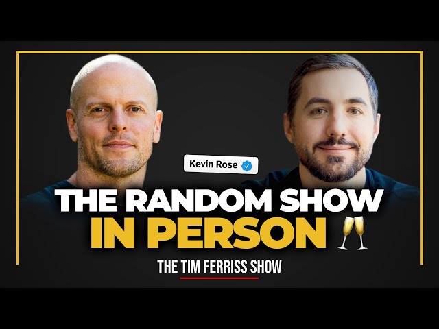A Rare In-Person Random Show with Kevin Rose! How to Shape Your Mind, Books, Movies, and More