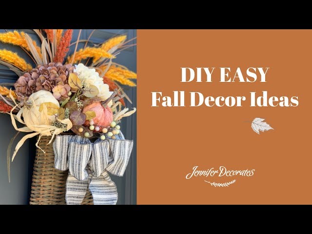 DIY Fall Decor|Decorate with Me