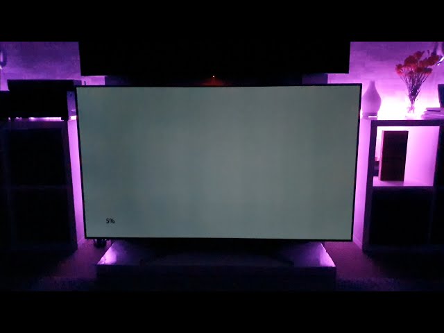 1 month LG OLED burn in & banding test after new panel fitted,HOW's IT LOOKING?