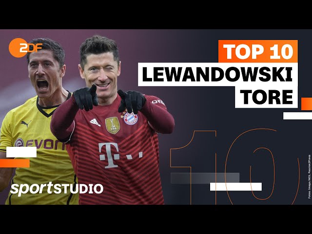 Top 10 Bundesliga-Tore von Robert Lewandowski | sportstudio