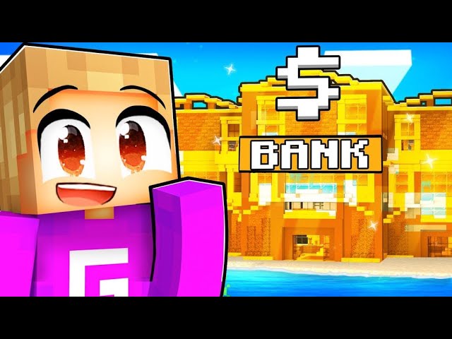 VEILIGSTE BANK BOUWEN In Minecraft! (Kleurstad)
