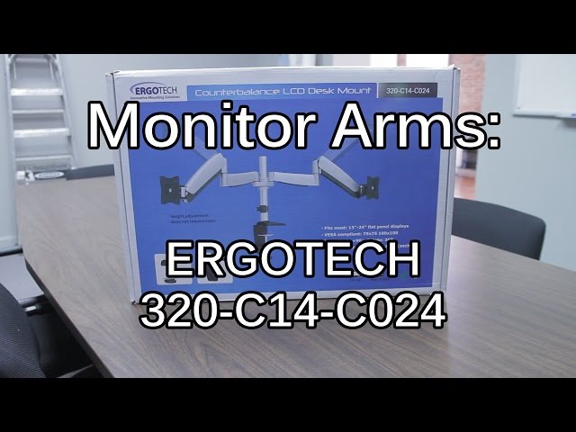 Ergotech Monitor Arms - Unboxing & Dual 27" Setup