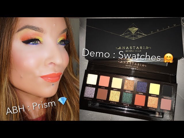 Anastasia Beverly Hills Prism Eyeshadow Palette : Demo : Swatches