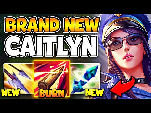 CAITLYN, BUT MY BULLETS APPLY A BURN! THE NEW CRIT ITEMS ARE 100% AMAZING!