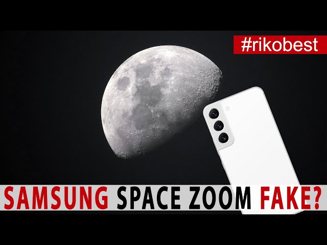 Den Mond fotografieren geniale Details mit dem Smartphone? Samsung Space Zoom nur ein AI Fake Foto?
