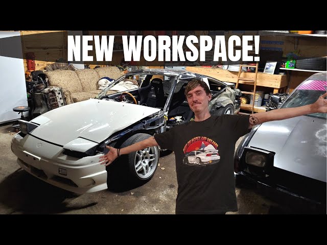 Good News, New WorkSpace for the Project 240sx│Gathering S13 Car Parts