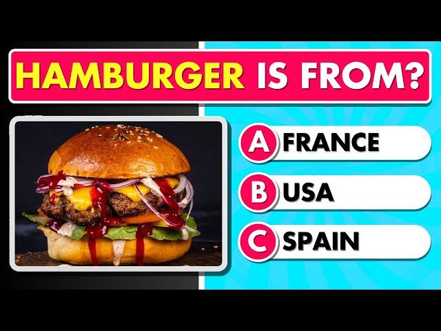 Guess the Country by its Food 🍕😋 | Country Quiz