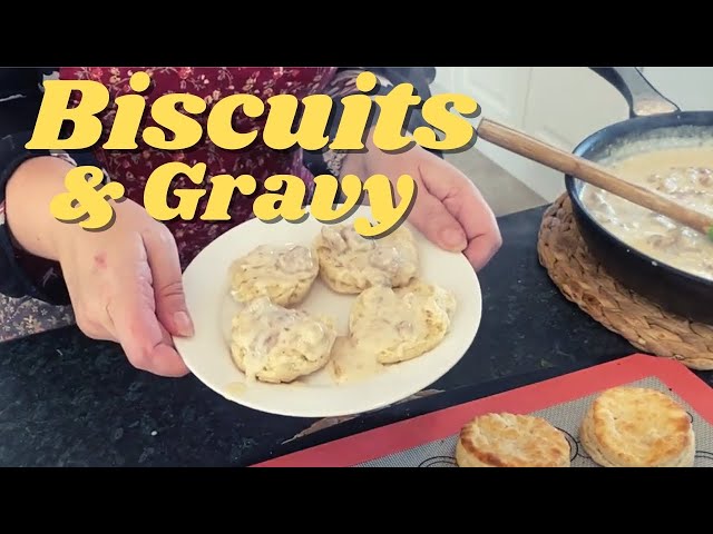 American Cooking: Biscuits and Sausage Gravy