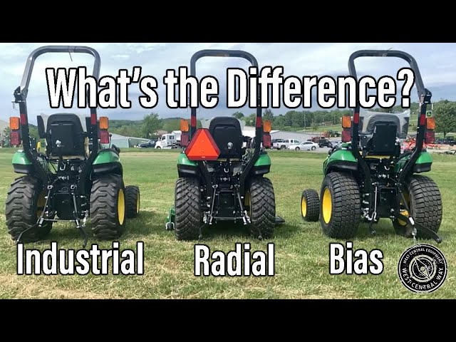 Differences in Bias, Radial, and Industrial Tires