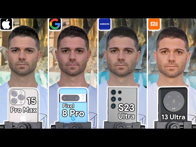 iPhone 15 Pro Max vs Pixel 8 Pro vs Samsung S23 Ultra vs Xiaomi 13 Ultra Camera Test Comparison