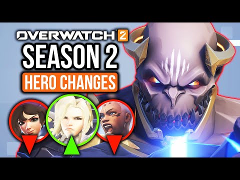 Every hero change in Overwatch 2 Season 2!
