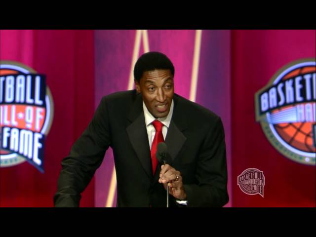 Scottie Pippen's Basketball Hall of Fame Enshrinement Speech